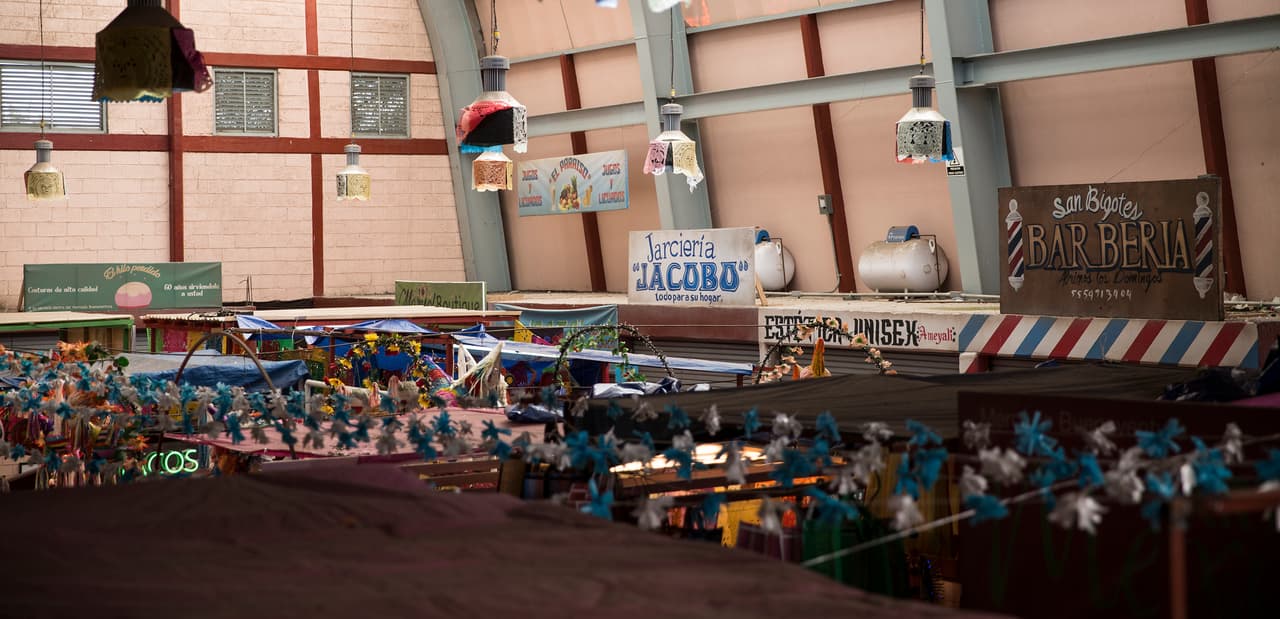 Está inspirado en la esencia de los mercados que existen en la Ciudad de México.