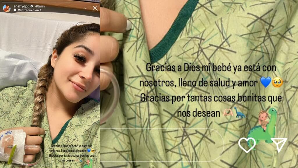 Este fue el mensaje que Daisy Anahy publicó en Instagram tras el parto de su bebé y en él no se refirió en ningún punto a su ex Eduin Caz.