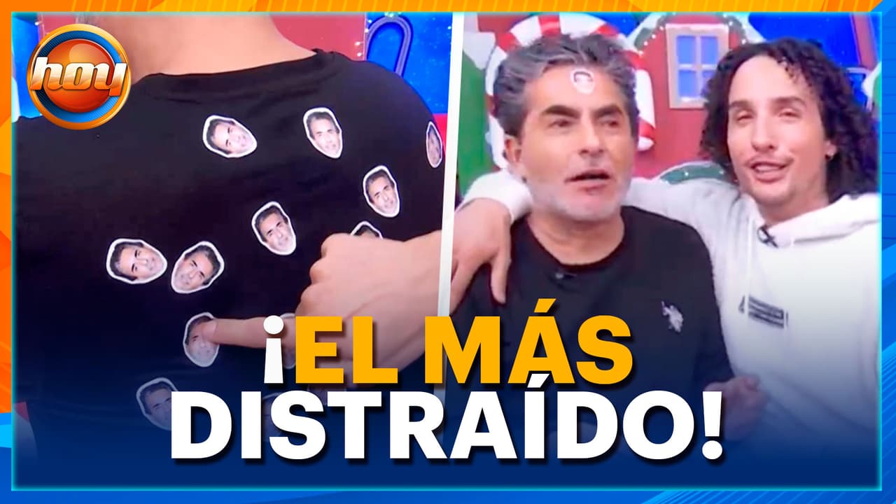 Raúl Araiza no pone atención y en HOY lo llenan de stickers