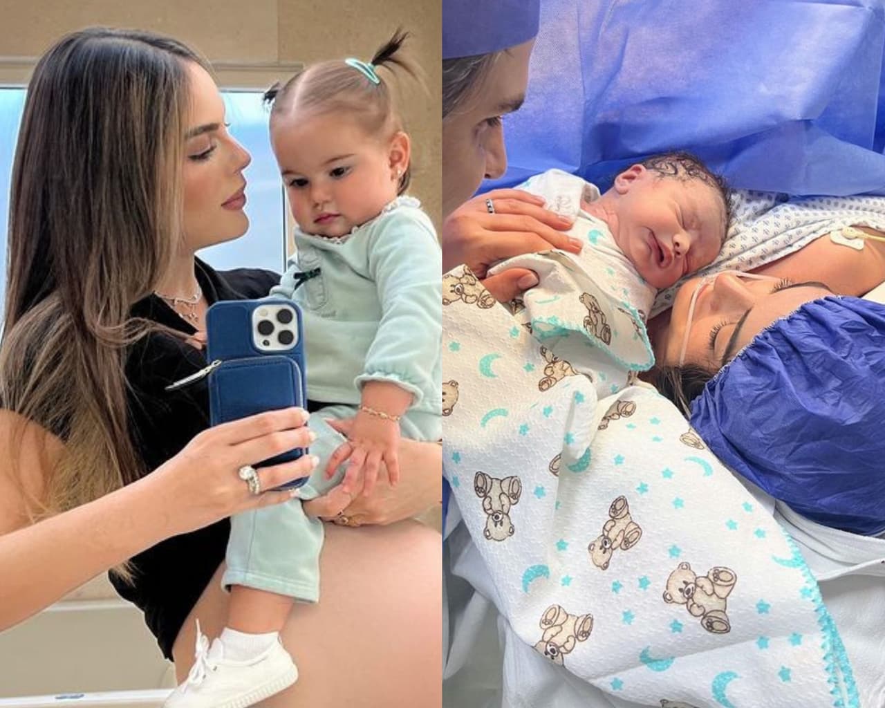 Ximena Navarrete muestra inesperado gesto de su hija al ver a su nuevo hermanito