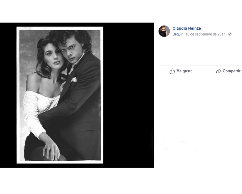 Luis Miguel y Claudia Heinze trabajaron juntos a finales de los 80