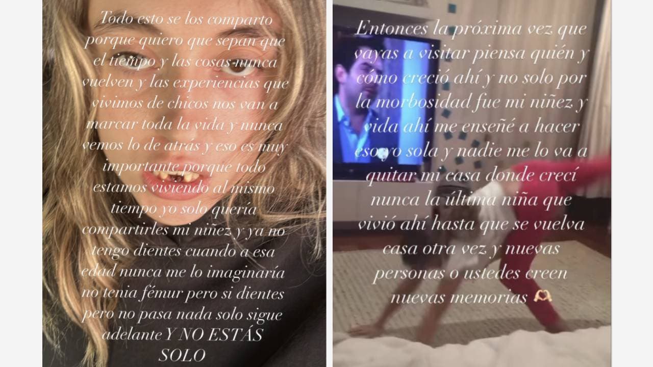 Regina Castro confiesa su nostalgia al recordar su niñez en Los Pinos