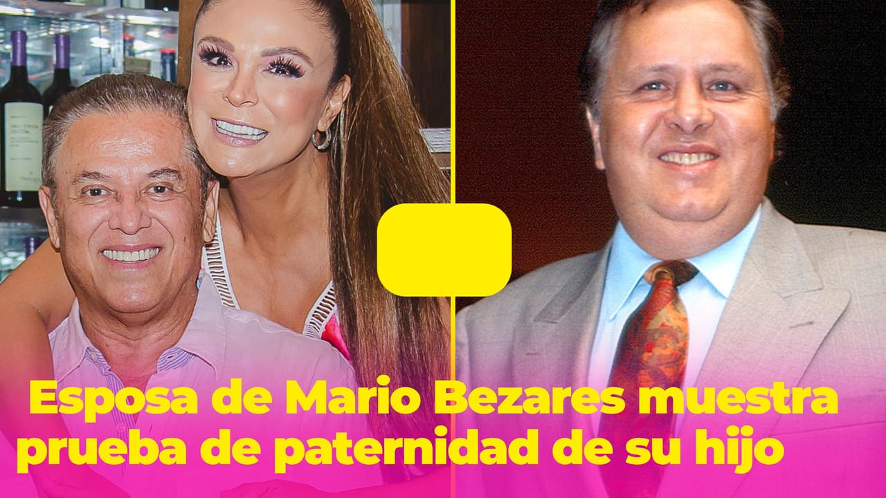 Esposa de Mario Bezares aclara si su hijo es de él o de Paco Stanley: muestra la prueba de ADN