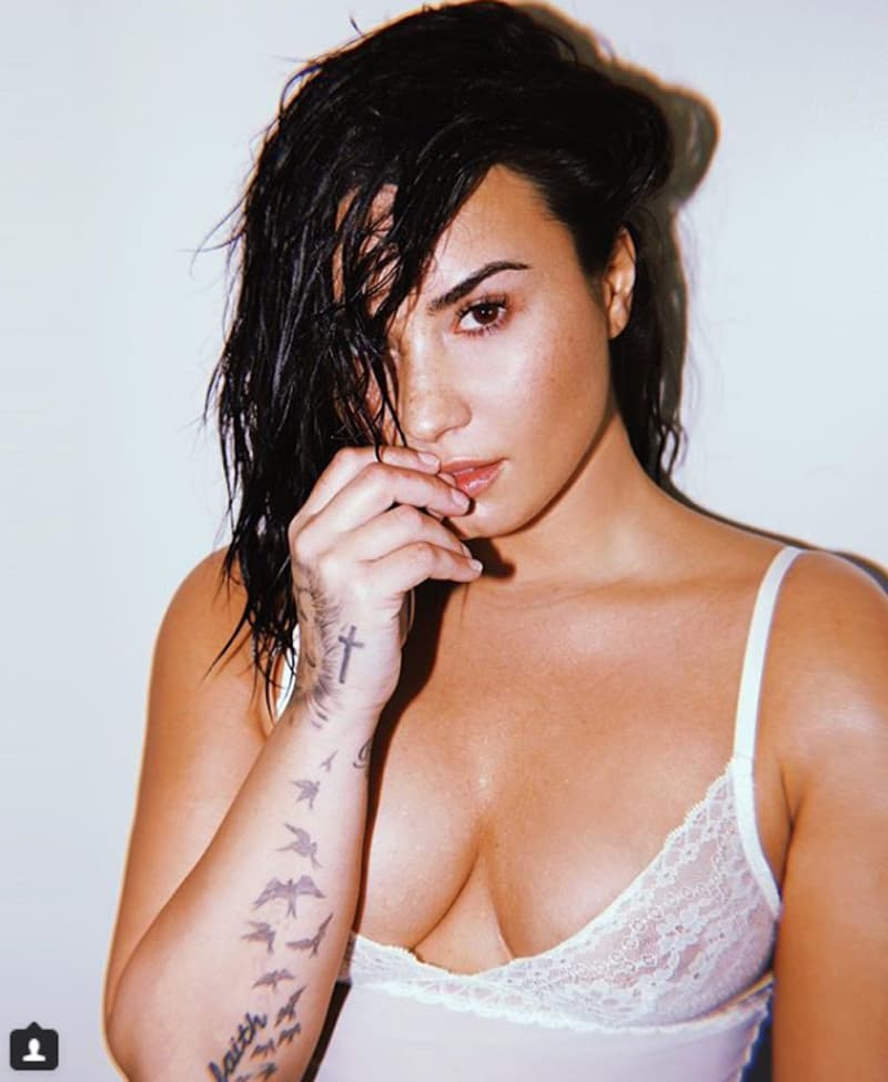 Demi Lovato presume de nuevo su figura