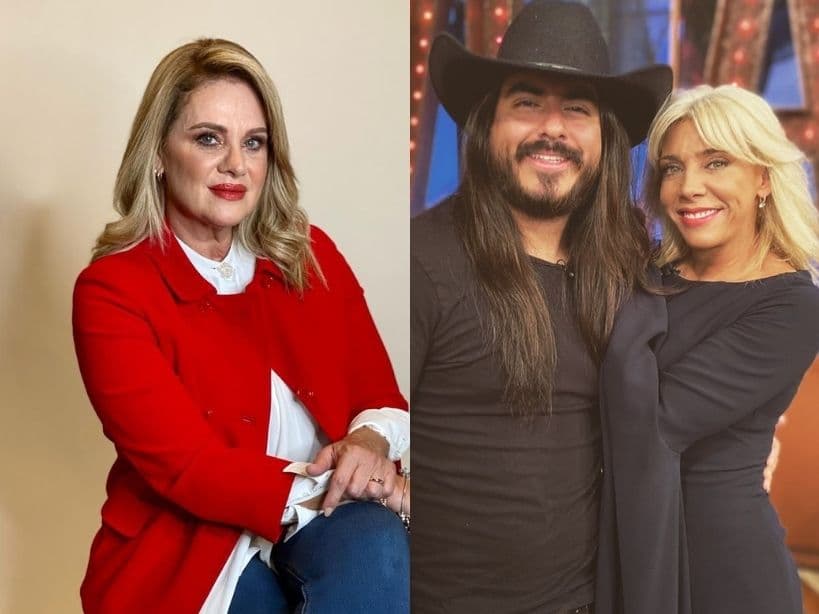 Erika Buenfil casi besa a Rey Grupero y bromea: ‘No, me pega la Klitbo’