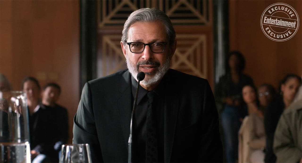 El actor Jeff Goldblum interpretará una vez más a “Ian Malcolm” (FOTO: EW/Universal Pictures)