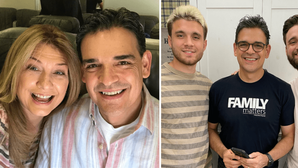 José Ángel Llamas también dedica su tiempo a su familia
