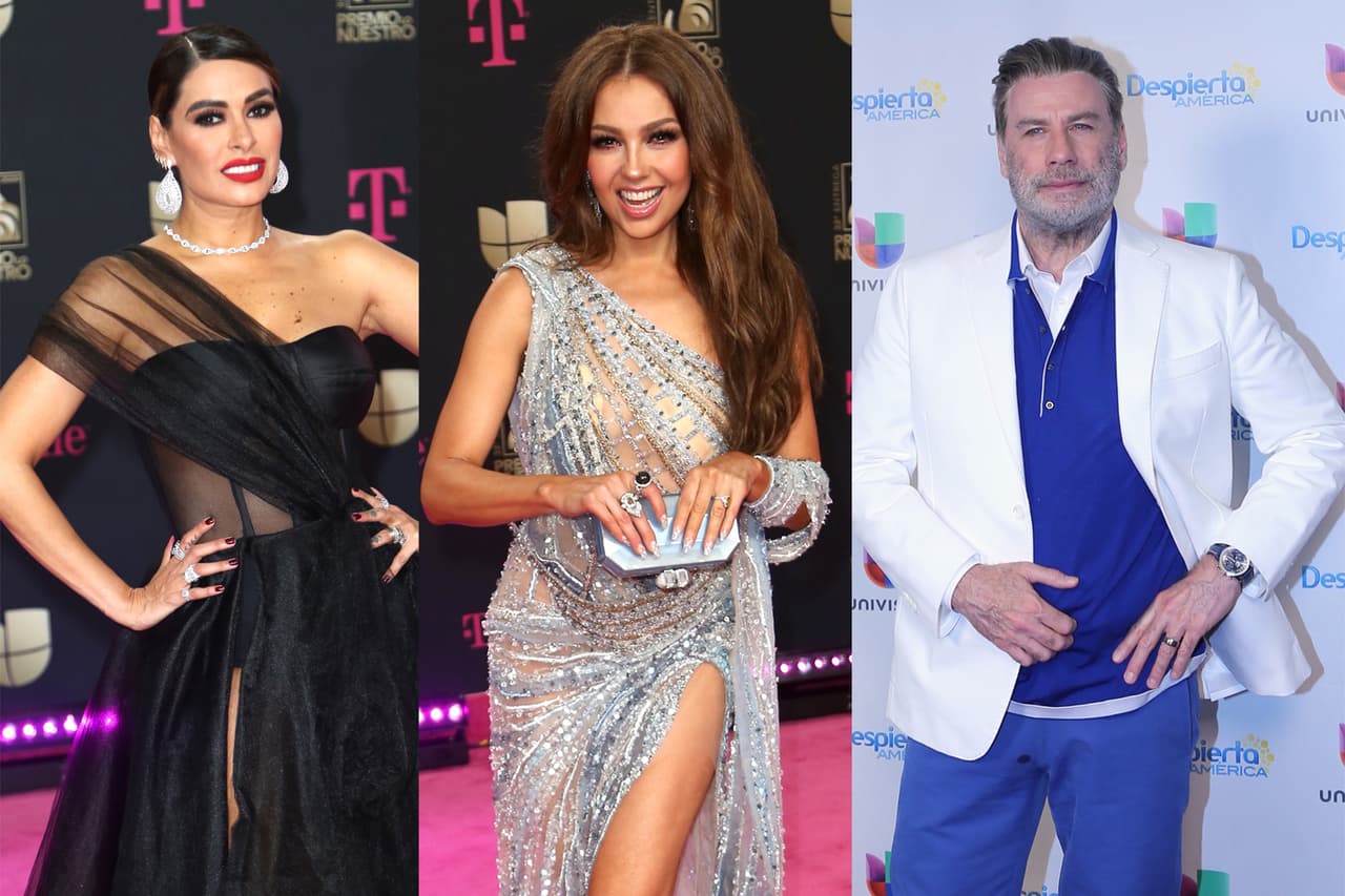 Galilea Montijo y Thalía presumen su encuentro con John Travolta