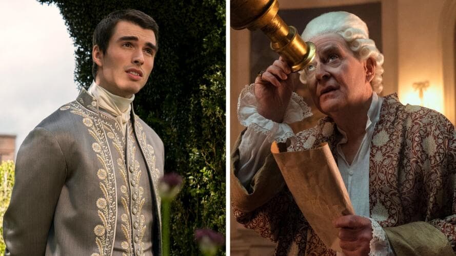 Rey George en la serie 'Queen Charlotte'