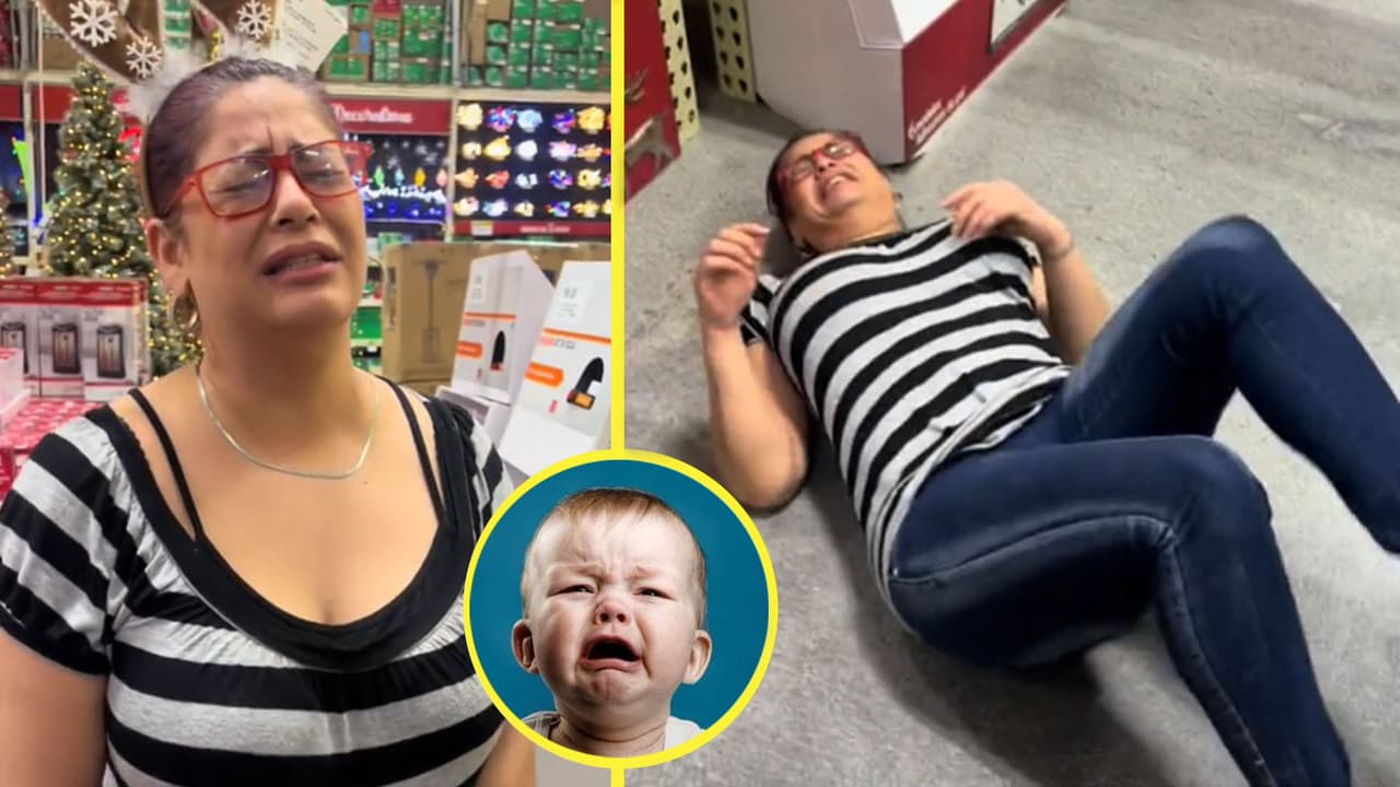 Mamá le hace berrinche a su hijo como él los hacía cuando era niño: "¿ves lo que sentía?"