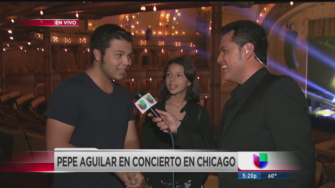 Pepe Aguilar en concierto en Chicago