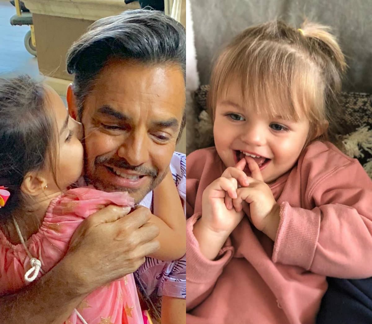 Aislinn Derbez comparte la foto más tierna de Eugenio Derbez con Aitana y Kailani