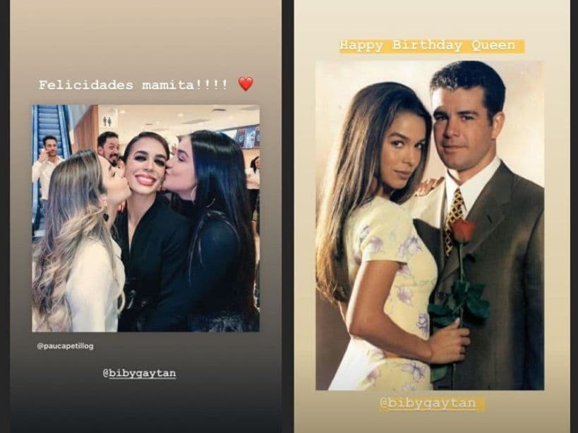 Hijas de Biby Gaytán celebran el cumpleaños de la actriz con emotivas fotos.