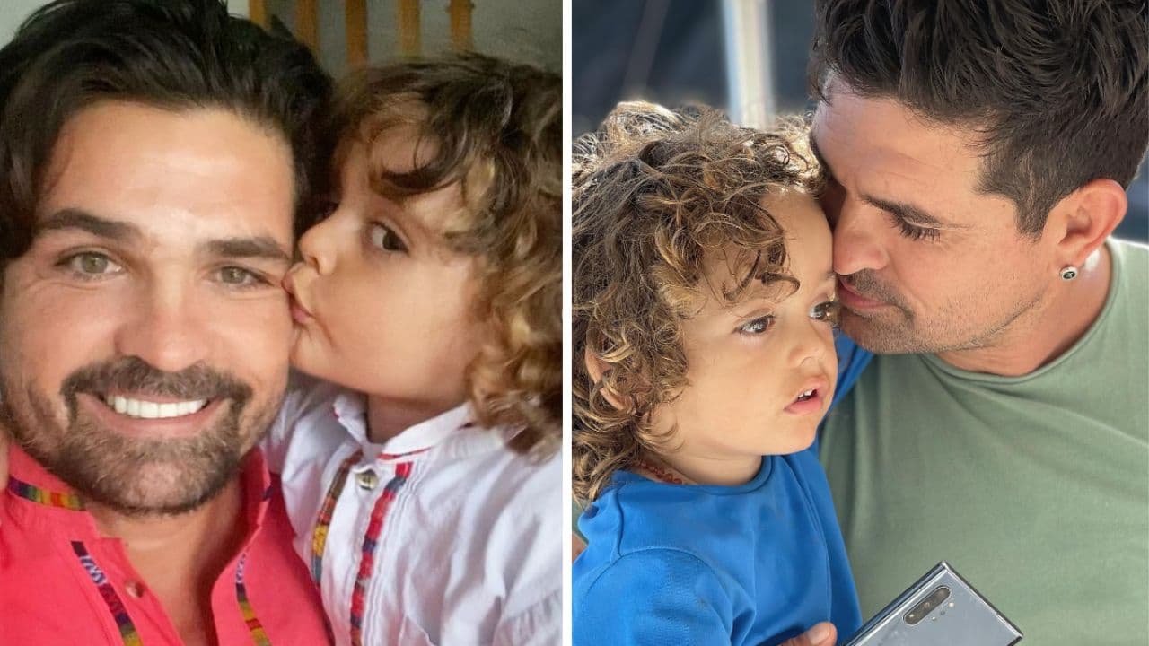 Ferdinando Valencia presume cuánto ha crecido su hijo Tadeo