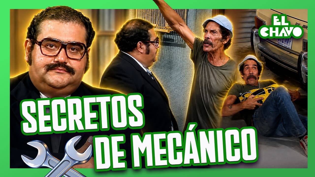 El Chavo del 8: Los niños y Don Ramón juegan a ser mecánicos