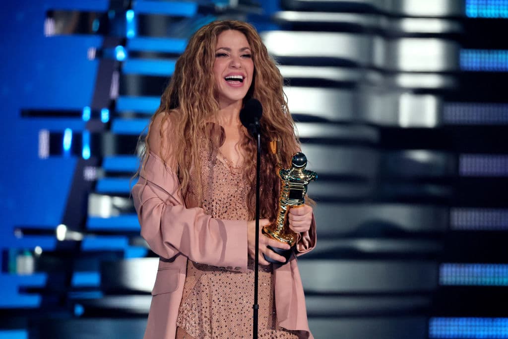 Shakira recibió el distinguido Video Vanguard Award.