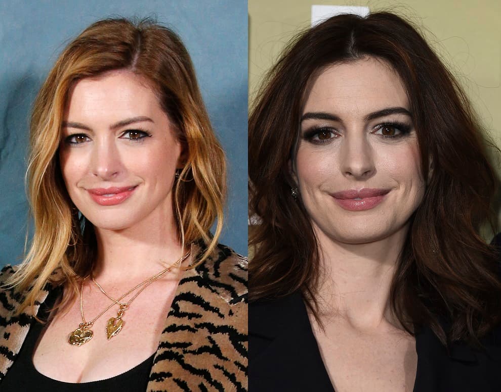 La actriz Anne Hathaway tuvo una temporada con una melena entre rubia y cobriza, sin embargo ha regresado a su castaño chocolate; aquí algunos cambios de looks en famosas que te inspirarán a buscar una transformación.