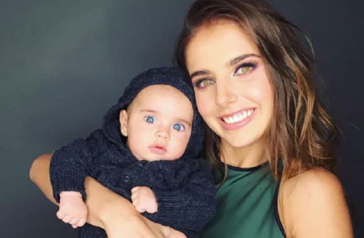 Así fue el bautizo de Marcelo, hijo de Michelle Renaud