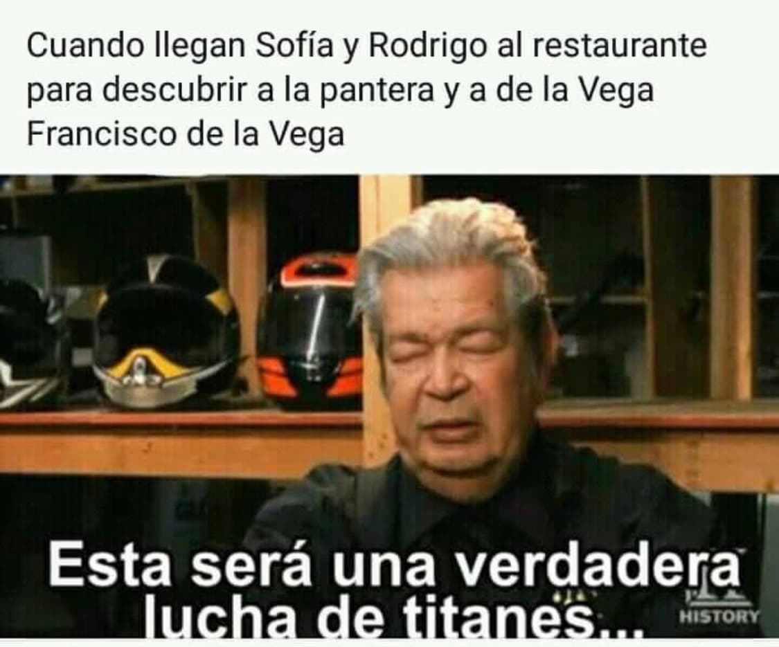 Incluso, Richard Benjamin, mejor conocido como "El Viejo" Harrison del programa 'El precio de la historia', también formó parte de estas cómicas imágenes al "predecir" con una frase cómo sería el resultado de este enfrentamiento.