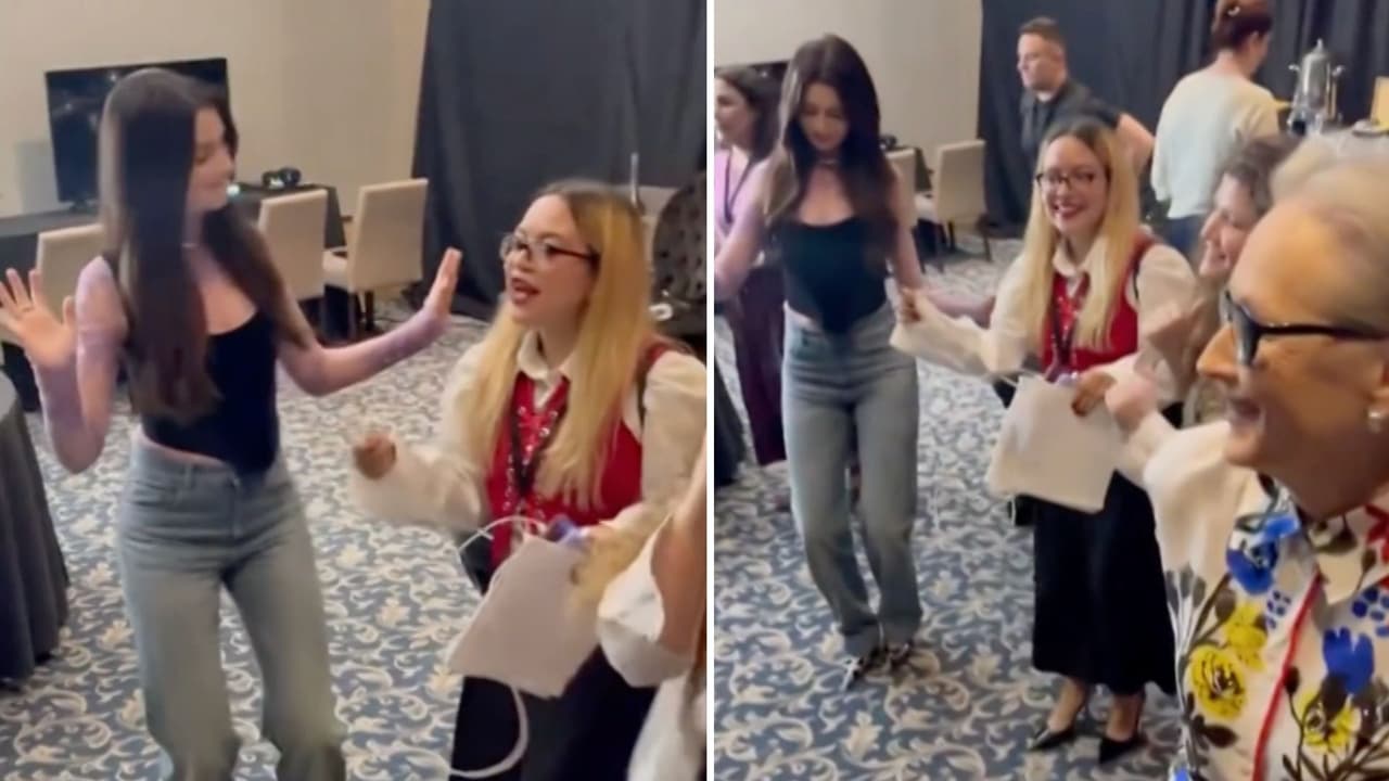 Meryl Streep y Anne Hathaway se echan un cumbión en México: Esto pasó