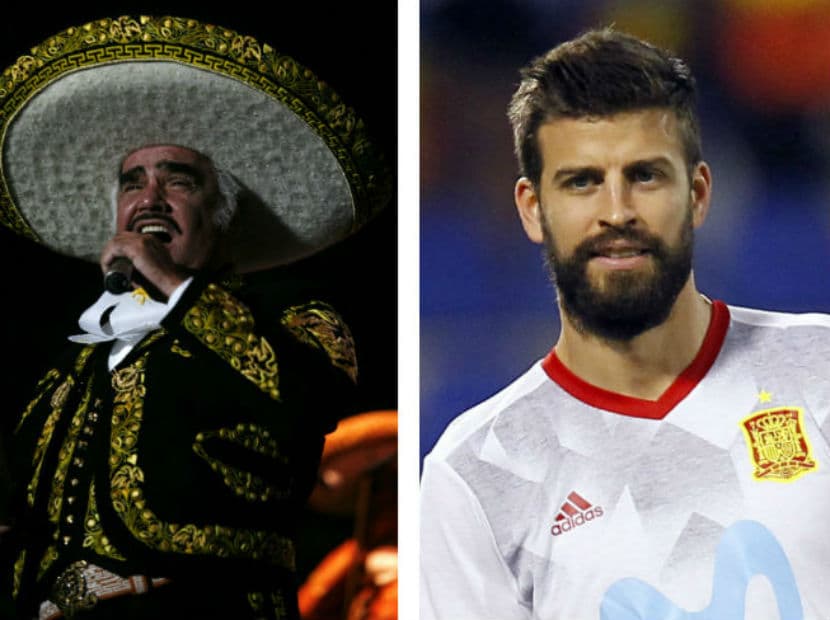 ¿Qué tienen en común Vicente Fernández y Gerard Piqué?