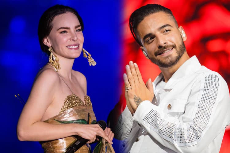 Belinda y Maluma desataron la emoción de sus fans al cantar juntos en un live