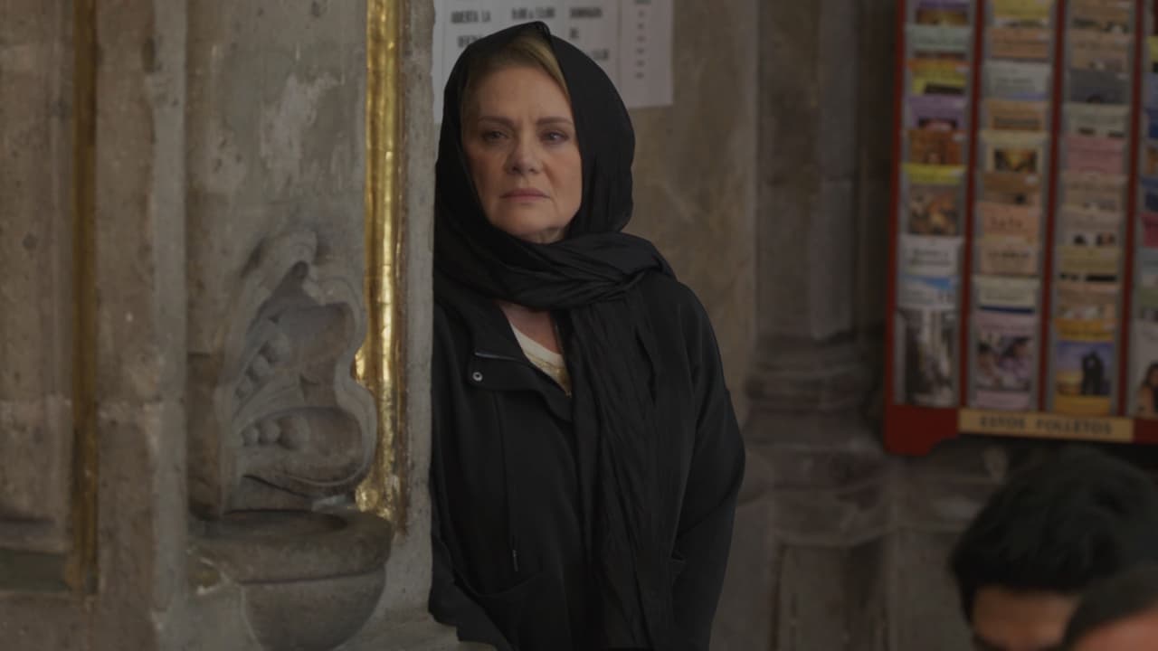 Estela se presentó en la iglesia para poder ver a sus hijos.