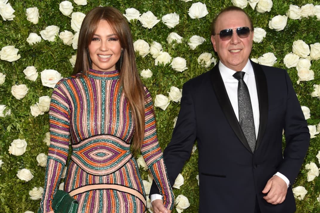 Tommy Mottola y Thalia, más enamorados que nunca en esta foto