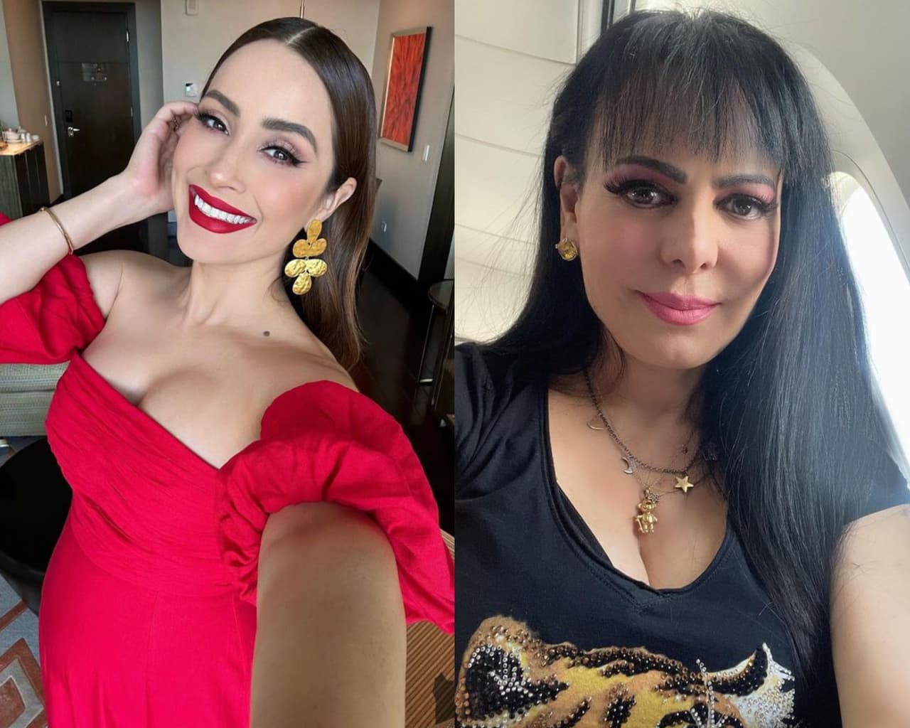 Cynthia Rodríguez muestra cómo va creciendo su primer bebé y Maribel Guardia reacciona