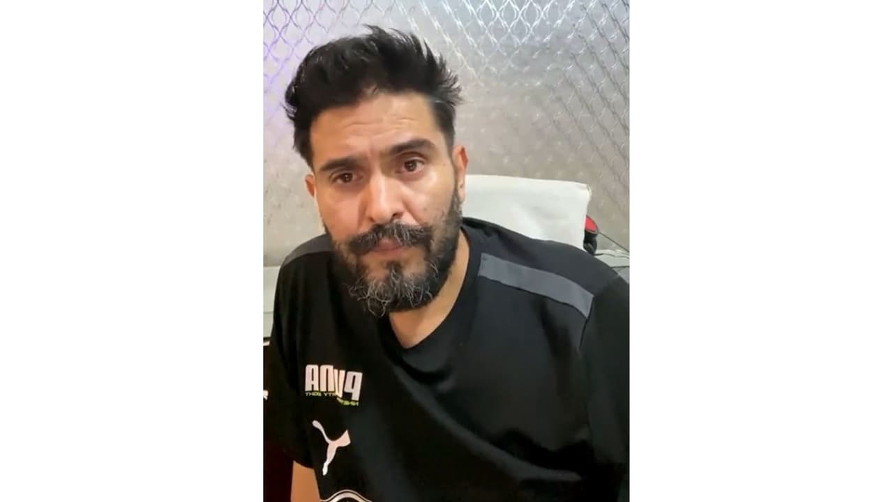 Ángel Vázquez en un 'live' antes de su muerte.