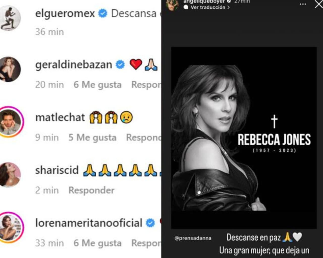'El Güero' Castro y Matías Novoa, quienes trabajaron con Rebecca Jones en Cabo, expresaron sus condolencias.