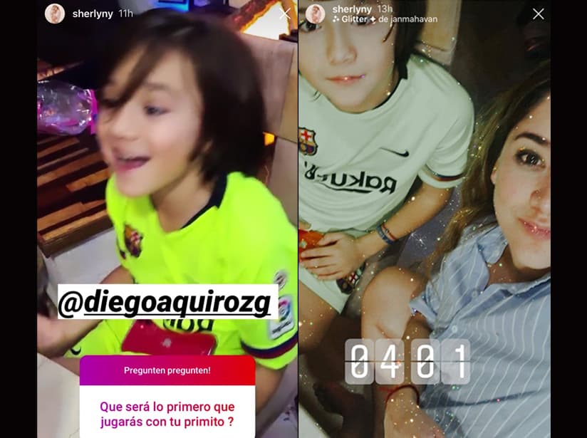 Sherlyn comparte una sesión de preguntas y respuestas con su sobrino Diego