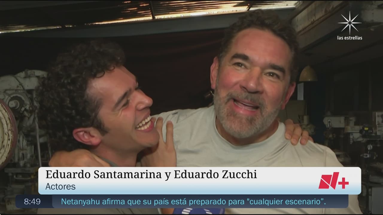 Eduardo Santamarina interrumpe entrevista de su famoso hijo; impacta por cómo se ven juntos