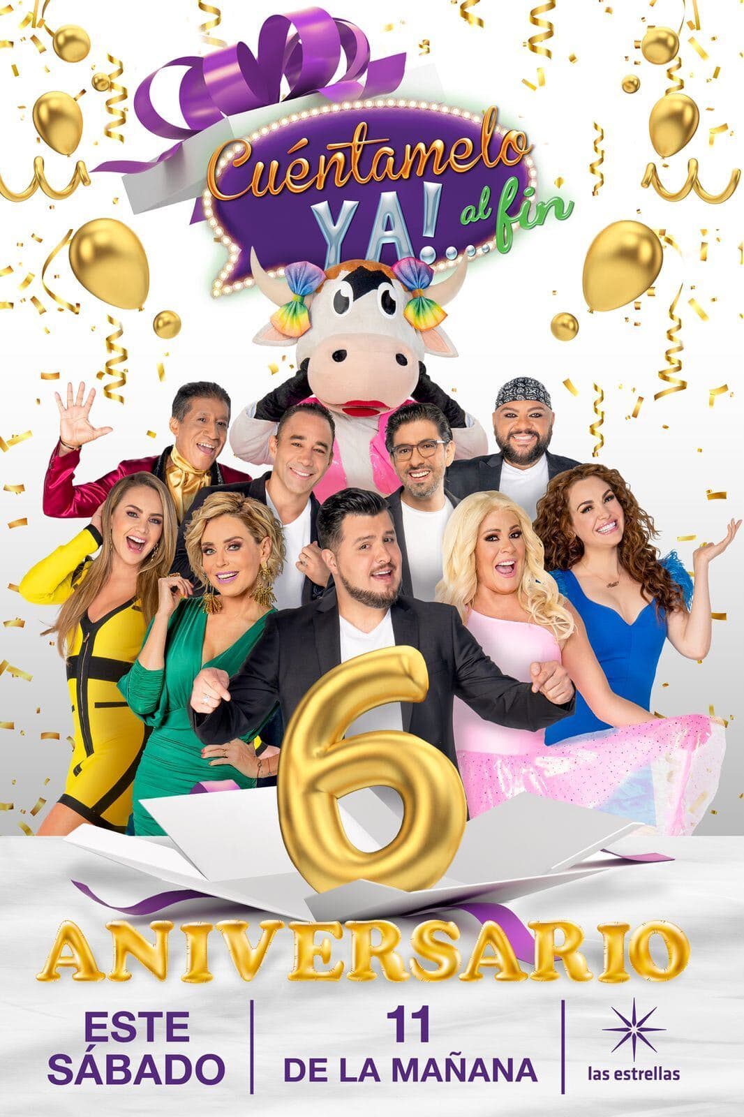Cuéntamelo ya!... Al fin tira la casa por la ventana y así celebrará 6 años al aire este sábado