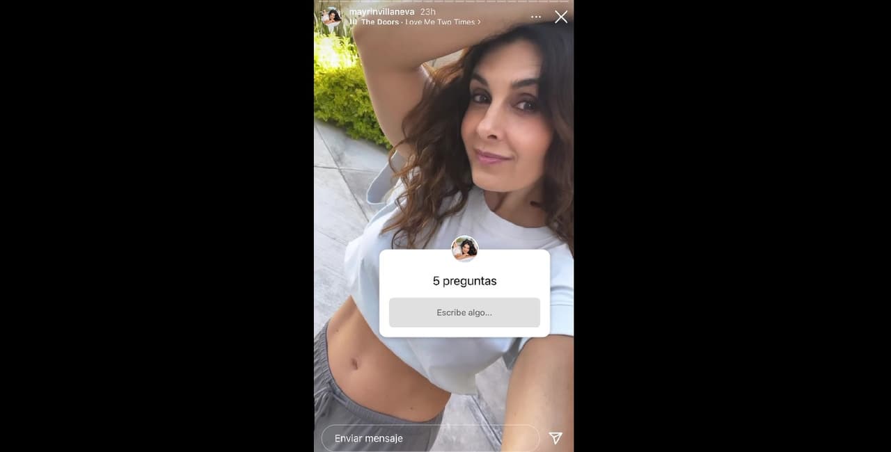 Mayrín Villanueva impacta con abdomen de acero en redes sociales.