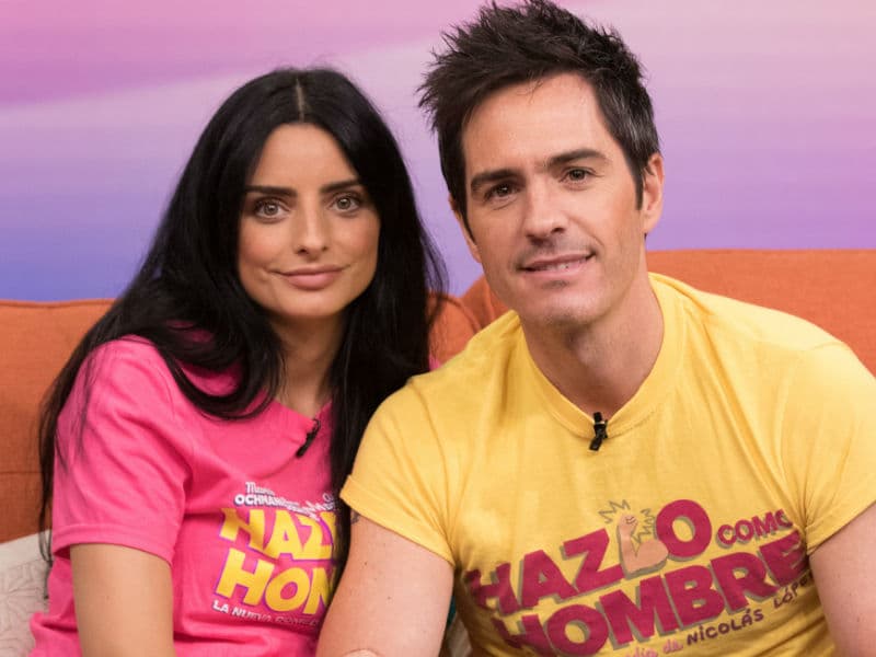Aislinn Derbez comparte cómica foto de Mauricio Ochmann y su hija Kailani