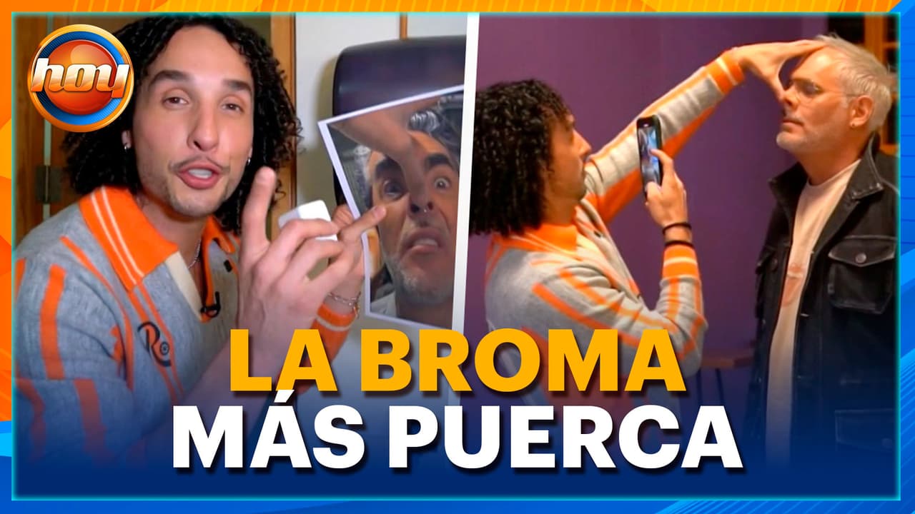 Jorge Anzaldo capta a los conductores de HOY en su versión más DIVERTIDA