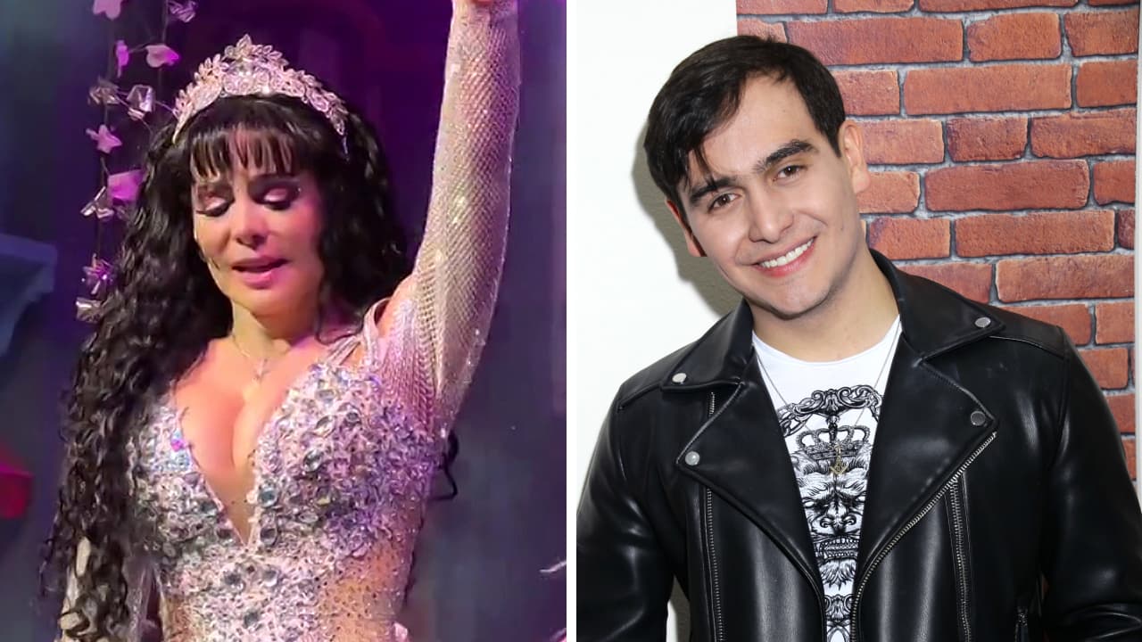 Maribel Guardia contiene el llanto al cantar a dueto con su hijo Julián Figueroa
