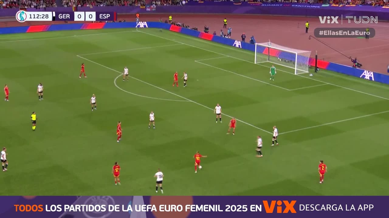 ¡Goooool de España! ¿Quién más si no la mejor jugadora del mundo? Aitana está poniendo a España con pie y medio en la final