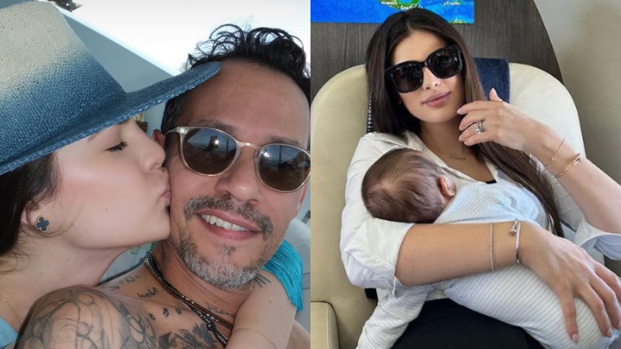 Nadia Ferreira celebra el 'cumple' 55 de Marc Anthony con nueva foto de su bebé