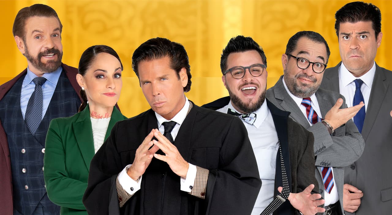La sala de juicios más divertida de la televisión, abre sus puertas para juzgar a diferentes famosos.