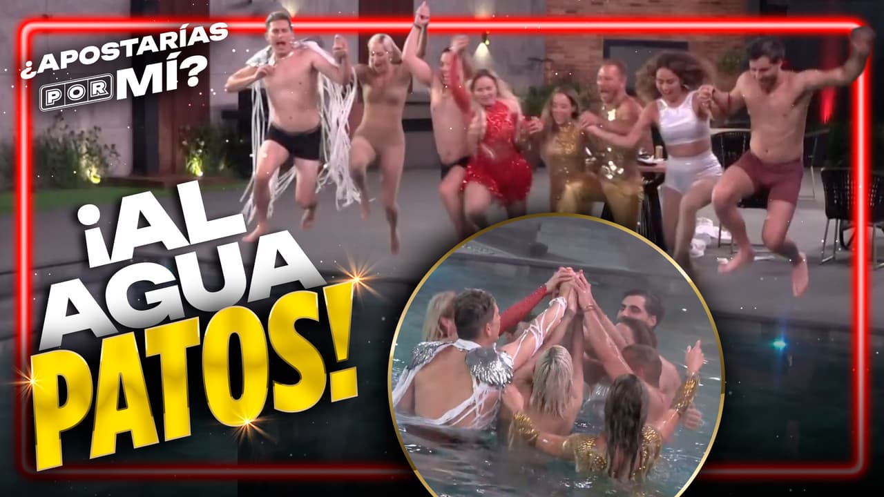 ¡En pura ropa INTERIOR! El Team Rebelión se mete a la alberca en la madrugada