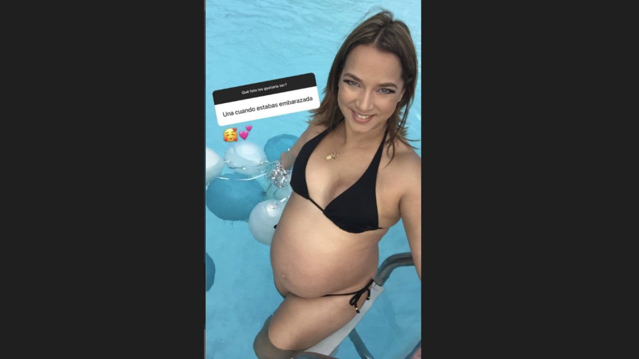 Adamar López presume embarazo