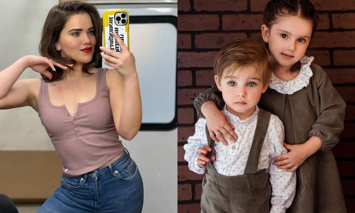 Thali García es mamá de dos pequeños, Natalia y Andrés, fruto de dos matrimonios distintos.