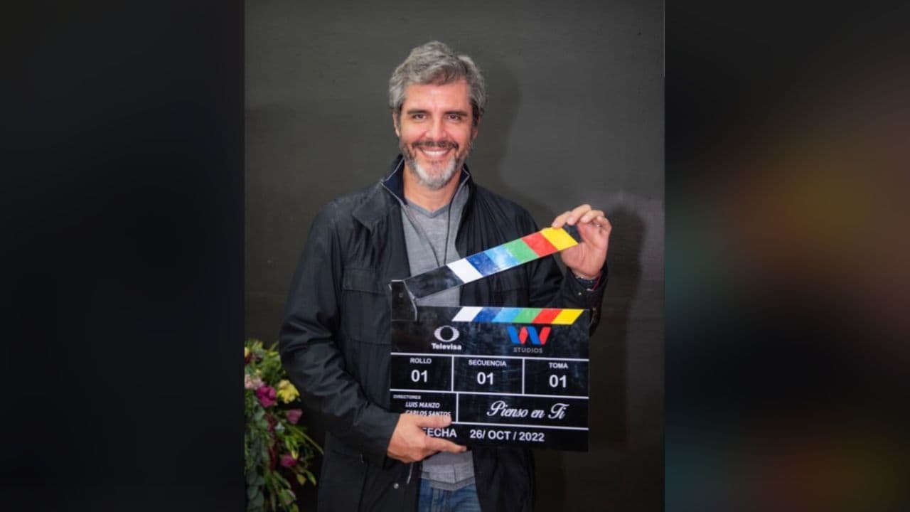 El productor Carlos Bardasano inicia las grabaciones de la telenovela Pienso en ti