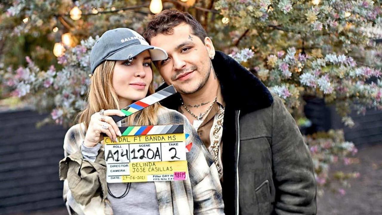 Belinda arma tremenda fiesta a Christian Nodal por su cumpleaños