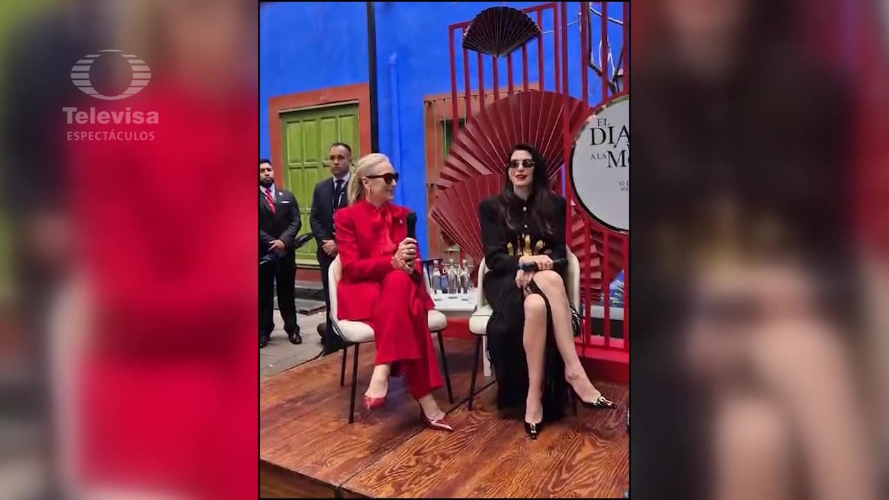 Meryl Streep y Anne Hathaway se codean con famosas mexicanas y esto pasó