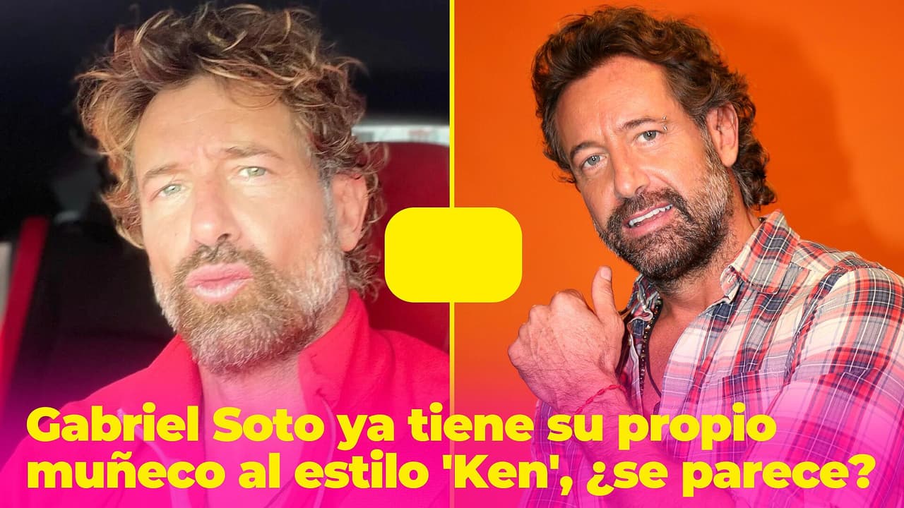 Gabriel Soto ya tiene su propio muñeco al estilo 'Ken' con todo y accesorios: ¿se parece?