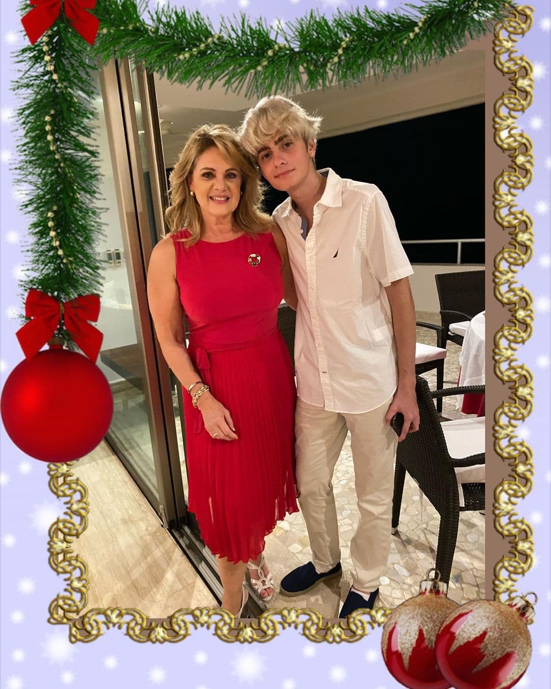 Nicolás, el hijo de Erika Buenfil, presenta a joven a acompañante y fans dicen: “Vivan los novios”
