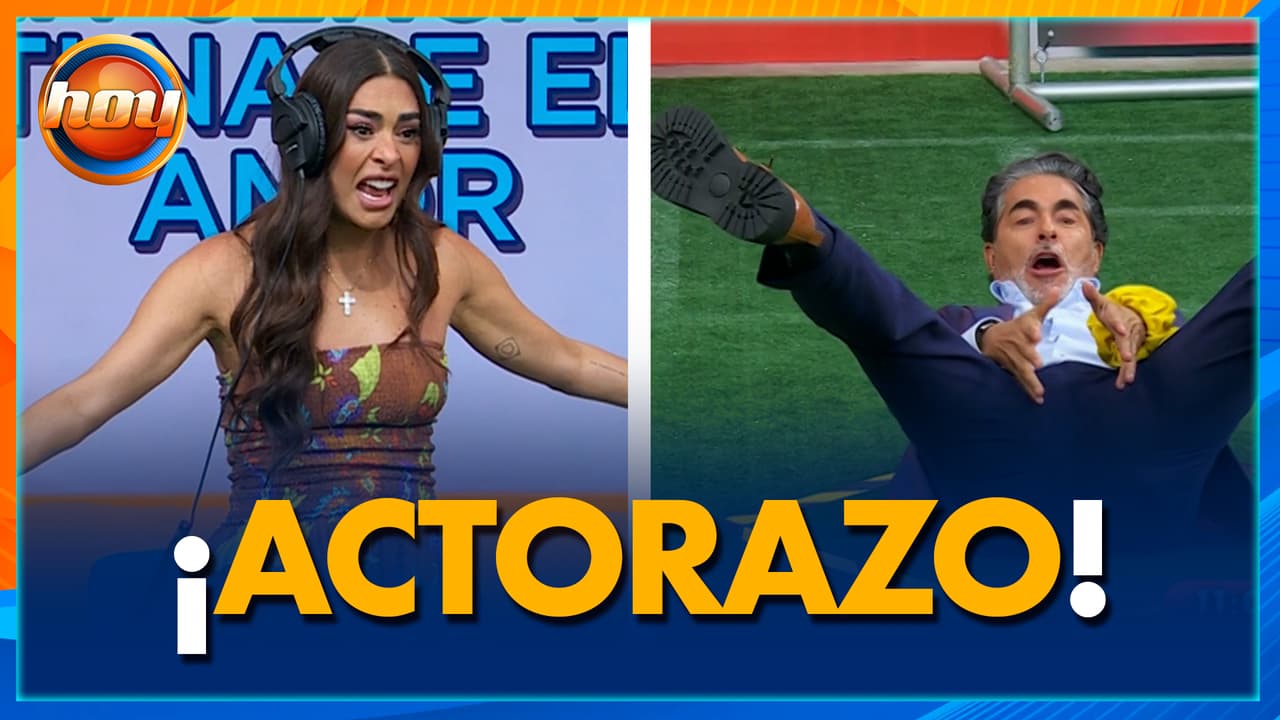 Raúl Araiza nos da pistas, actuación y diversión en el juego de "Dígalo con mímica"